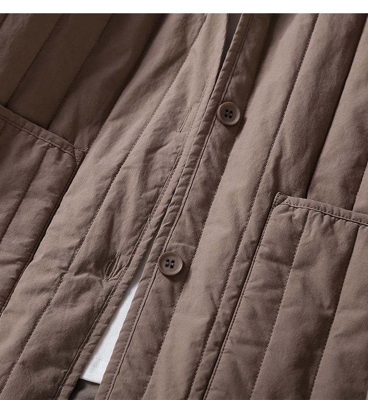 Italienische Damen Europäischer Stil Gerippte Kapuzen-Daunenjacke - Modische High-End Baumwoll-Oberbekleidung