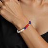 6PCS Multipurpose Beaded Bracelets Independence Day Party Gifts With Star Pendants Daily Casual Use Stylish Outfits