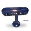 USB charging air-cooled small fan, 5-speed adjustable, large battery dual motor stylish desktop fan, portable air cooler