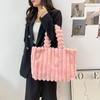 Fashion Designer Faux Fur Tote Bag for Women Handbags Autumn Winter Plush Shoulder Crossbody Bags
