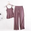Modal Sleepwear Set For Women With Loose Fit Ruffle Pants Breathable Loungewear For Home Use