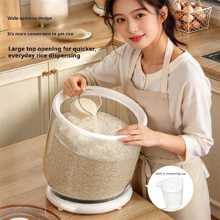 Modern Clear Cereal Dispenser Offering Hygienic Dry Food Preservation Solution