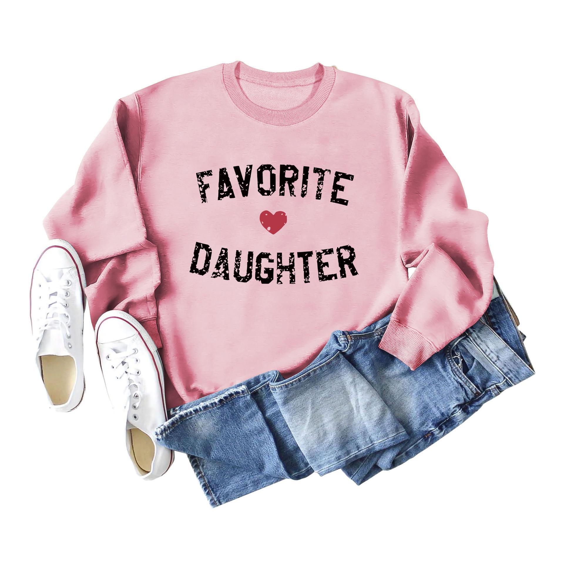 

Любимая дочь осенне-зимняя повседневная толстовка XXXL