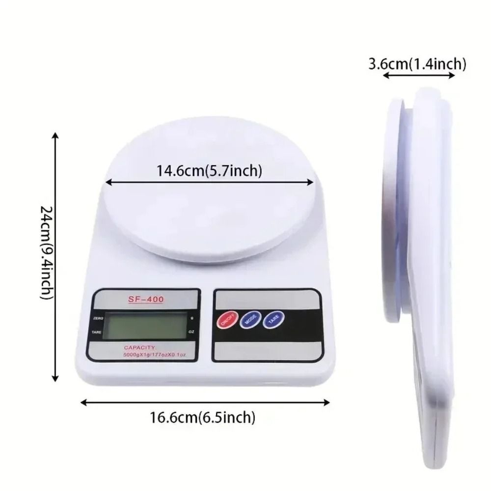 Portable 10kgx1g Kitchen Scale Digital Display Precision Electronic Food Scale High Quality Mini Postal Scale Kitchen Cooking