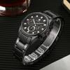 WWOOR Luxury Military Watch for Men Waterproof Luminous Date Chronograph Man Watch Sport Quartz Stainless Steel Men's Watches