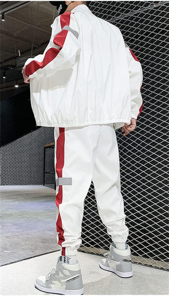 Tracksuit Hoodie and Pants Outerwear Training Running Long Plus Solid Sportswear [CREAM] Men's Set, 2-Piece Set, Sportswear, Wear, Wear, Casual,