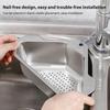 Multi-functional Kitchen Triangular Sink Strainer Fruit Vegetable Drainer Rack Sink Filter Shelf Drain Baskets Tools