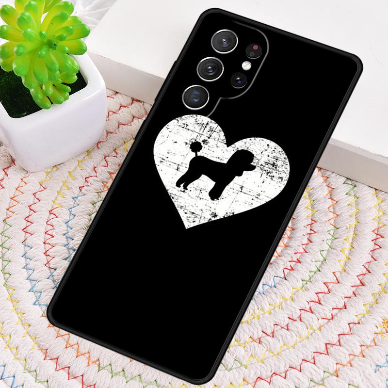 

Peace love Poodle Silicone Phone Case For Samsung Galaxy note 10 pro S26 S25 S24 S23 S22 S21 Plus S25Ultra Capa Cover Galaxy S25