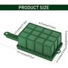 Hahood 2 Pieces Floral Foam Cage with Floral Foam Flower Arrangement Foam Cage with Handle Rectangle Flower Foam Cage Holder for Fresh Flowers, Home