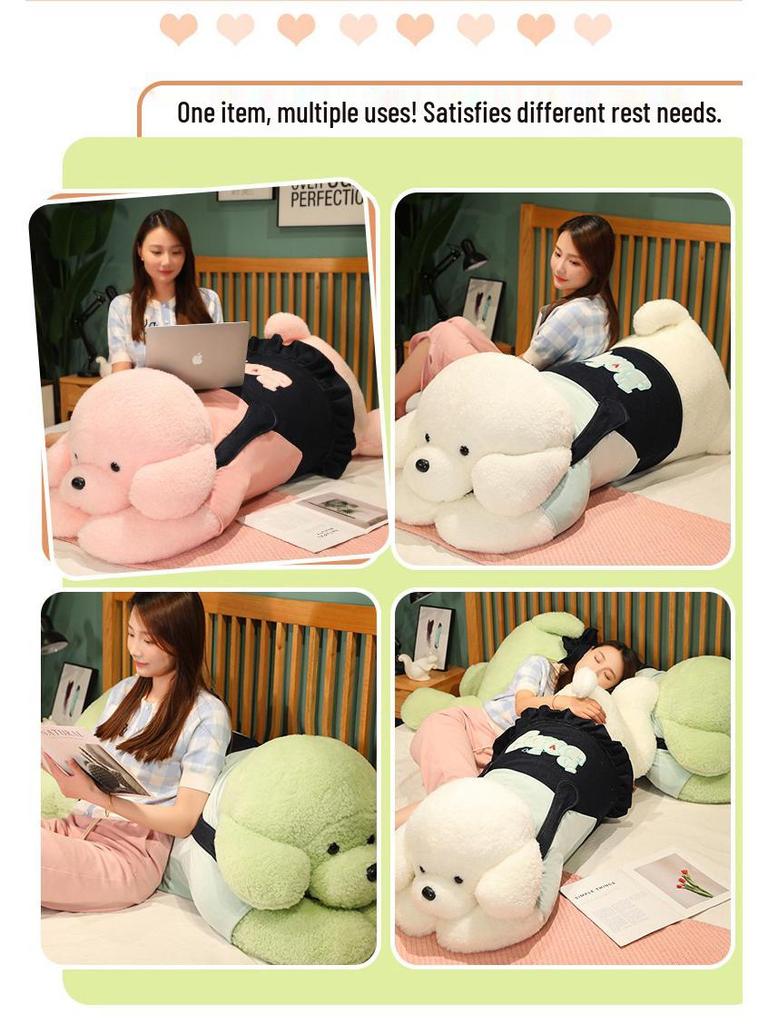 Denim Plush Pillow: Headboard Cushion, Lumbar Support, Backrest, Sofa Bed, Dog/Couple Throw Pillow.