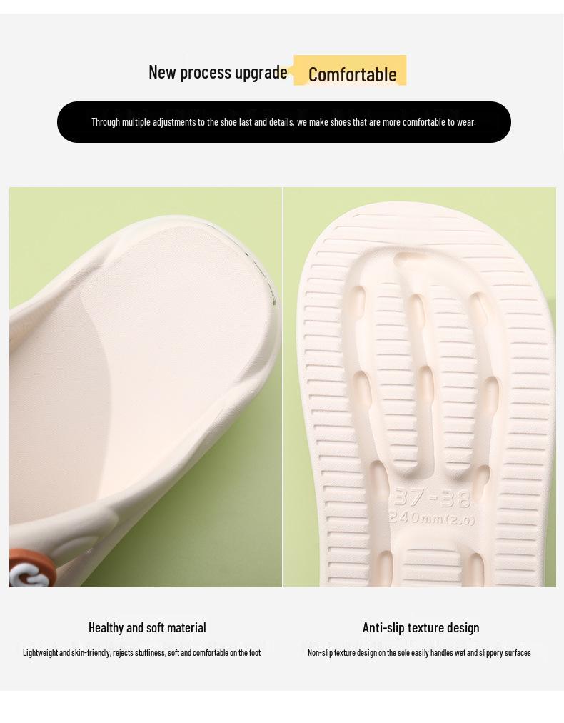 Tongs Antidérapantes pour Femmes 2024: Sandales décontractées pour les vacances à la plage pour le livestream