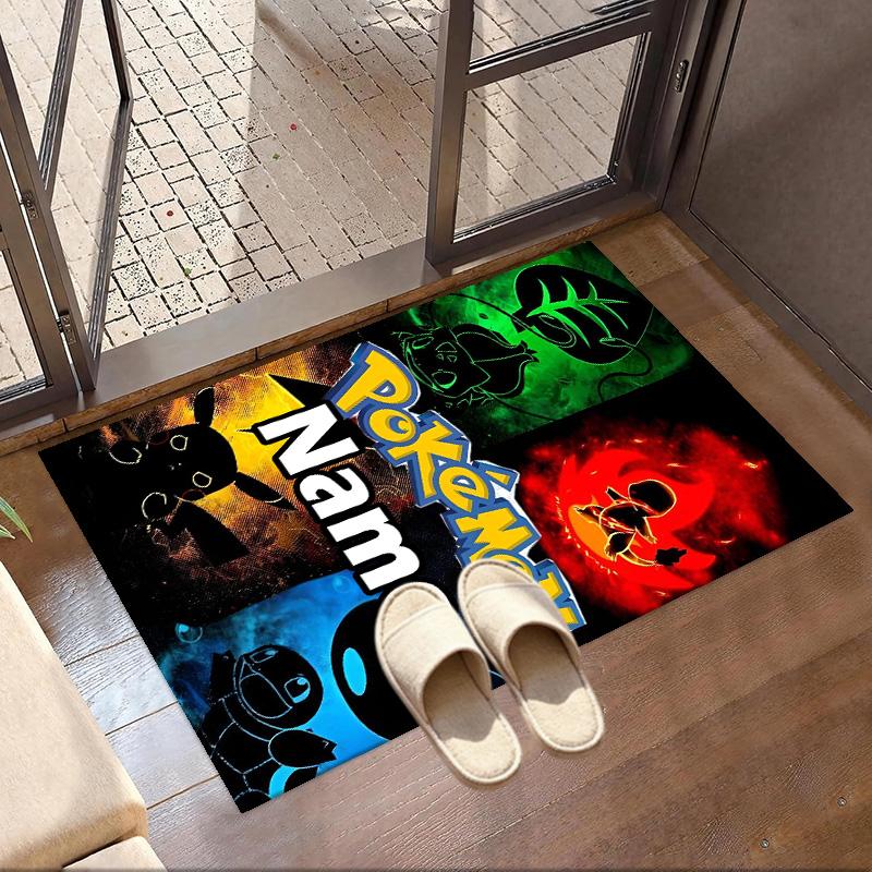 Custom Name Personalized Card Game Print Carpet, Versatile Home Decor Rug, for Playroom, Apartment, Balcony, Entryway, Hallway Gift