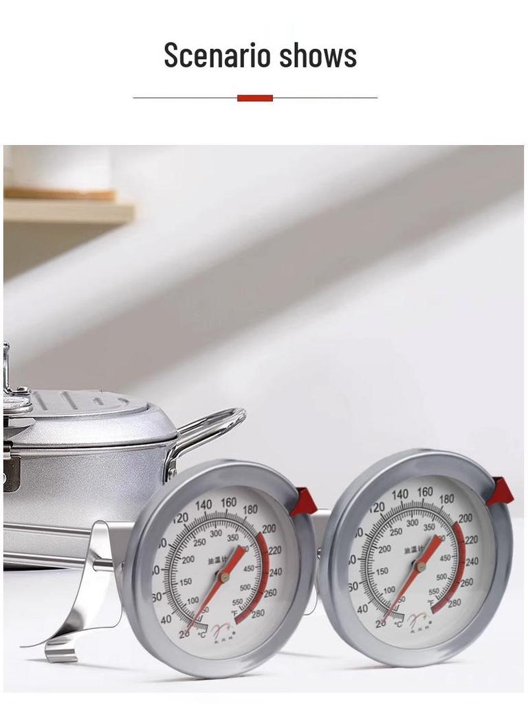 High Precision Deep Frying Oil Thermometer for Baking and Cooking
