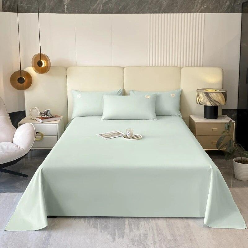 100% Cotton Fitted Sheet Brushed Fitted Sheet with Elastic Band Solid 1 Fitted Sheet Soft and Comfortable Mattress Cover Large