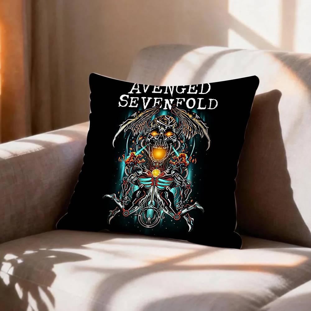 COOL Band AAvenged Sevenfold Pillow Case Pattern Printed Pillowcase For Living Room Sofa Cushion Cover