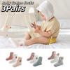 3Pairs Rabbit Toddle Short Tube Socks Strawberry Newborn Cartoon Socks Baby Cotton Socks  Autumn