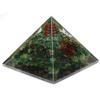 Harmonize Mahogany Obsidian Stone Pyramid Rekki Healing Crystal Chakra Balancing Therapy Energy