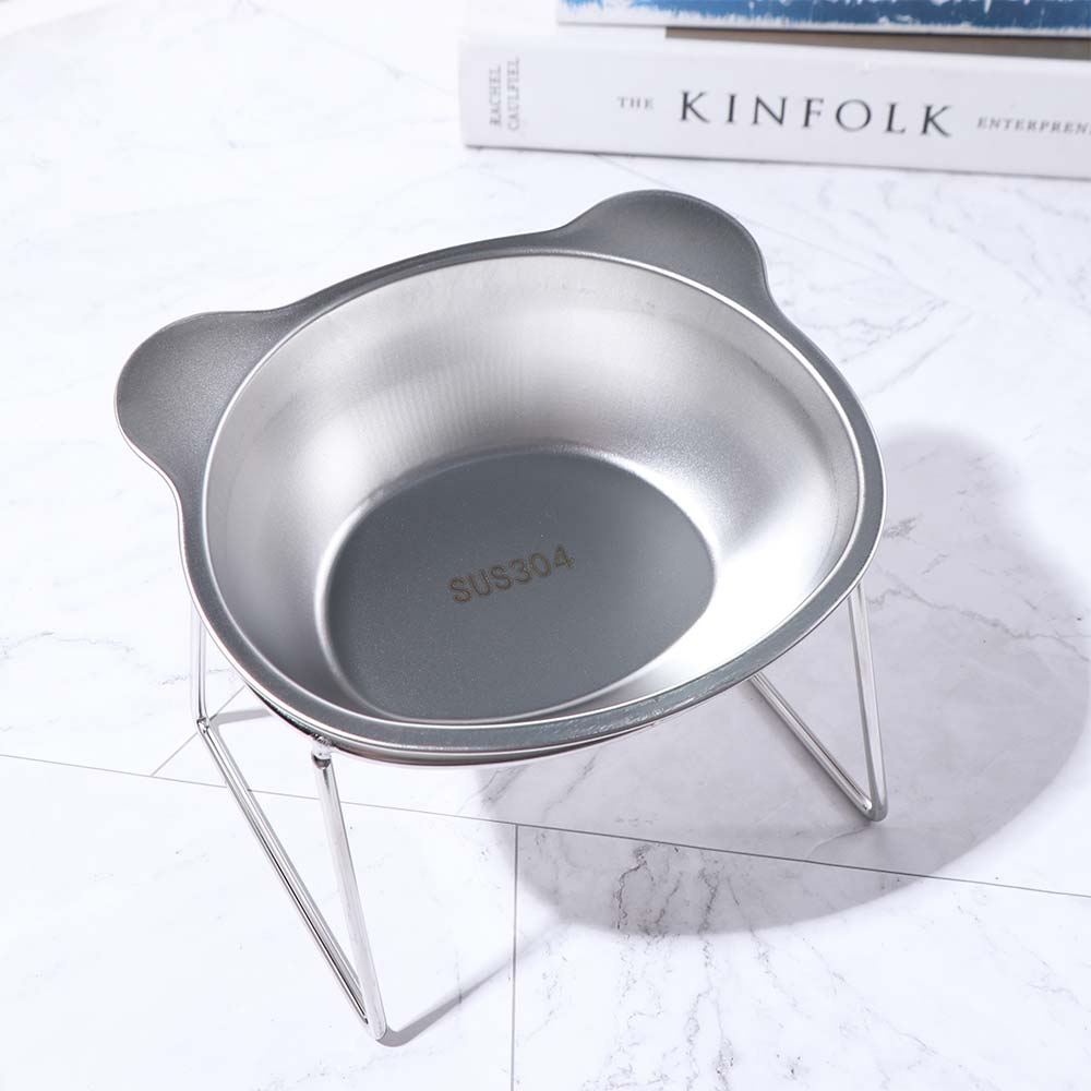 Anti Overturning Elevated Cat Food Bowl Cervical Protection High Foot Dog Feeder  Water Bowl
