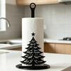 Freestanding Christmas Tree Shaped Tissue Holder Weighted Base Kitchen Paper Holder  Desktop Decor