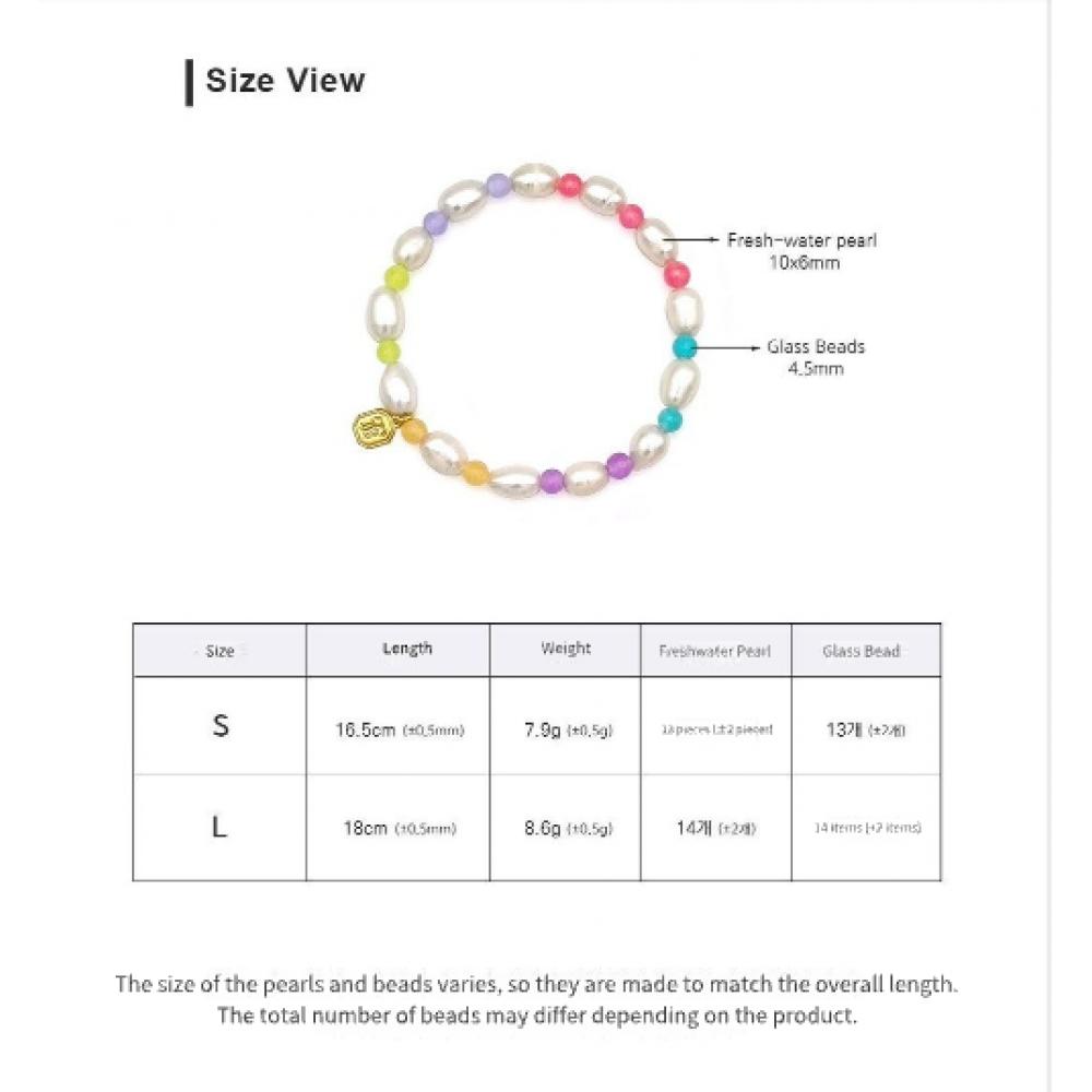 Tani By mineTani Rainbow Bead Bracelet Ms2b201n