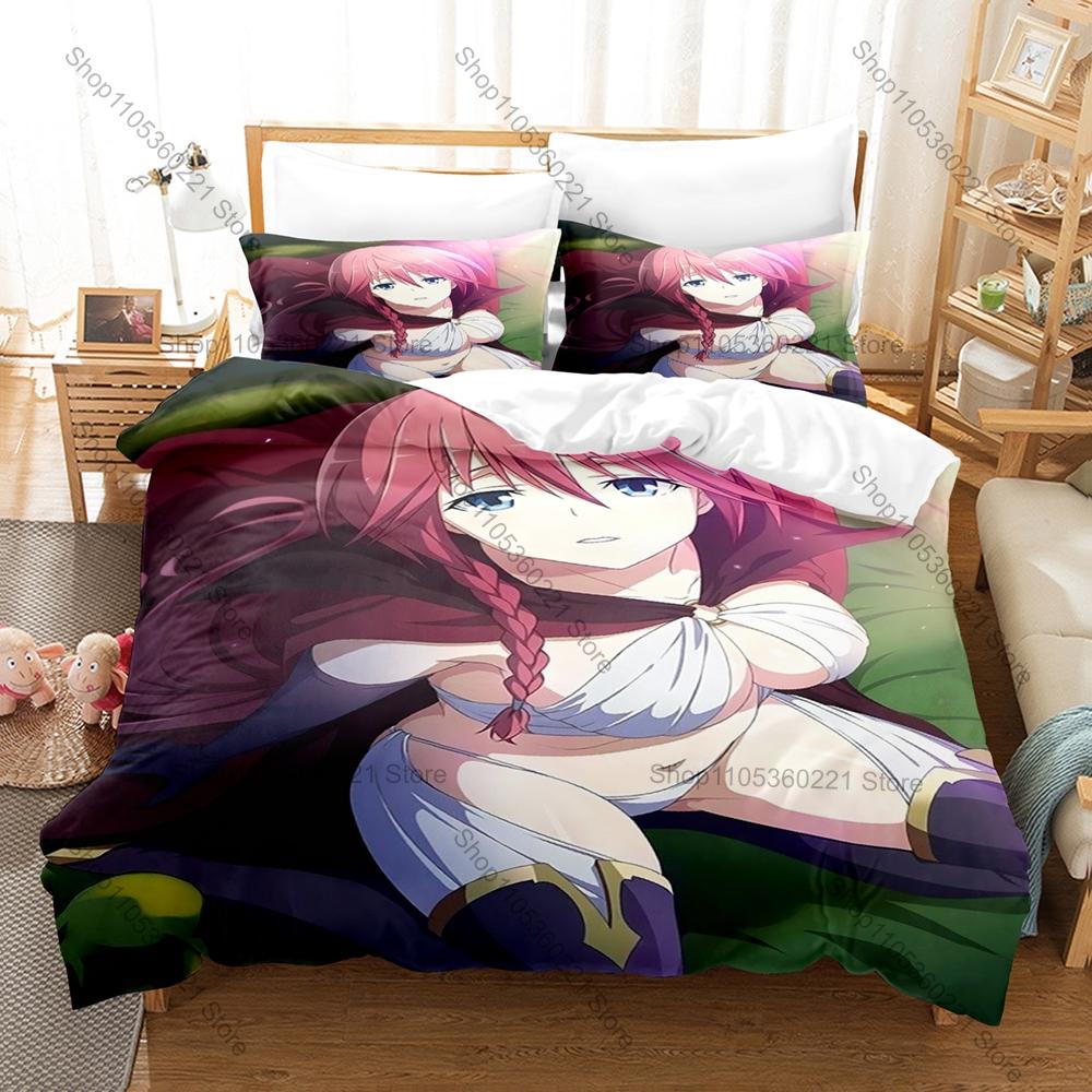 Cool Popular Shounen Fantasy Anime Trinity Seven Lilith Asami Luxuria Mage Bedding Set 1 Duvet Cover + 2 Pillowcases HD Print An