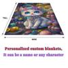 Anime Cute Thin Blanket Bedroom Blanket, Iving Room,sofa Blanket,student Office Nap,camping Trip,children's Gift