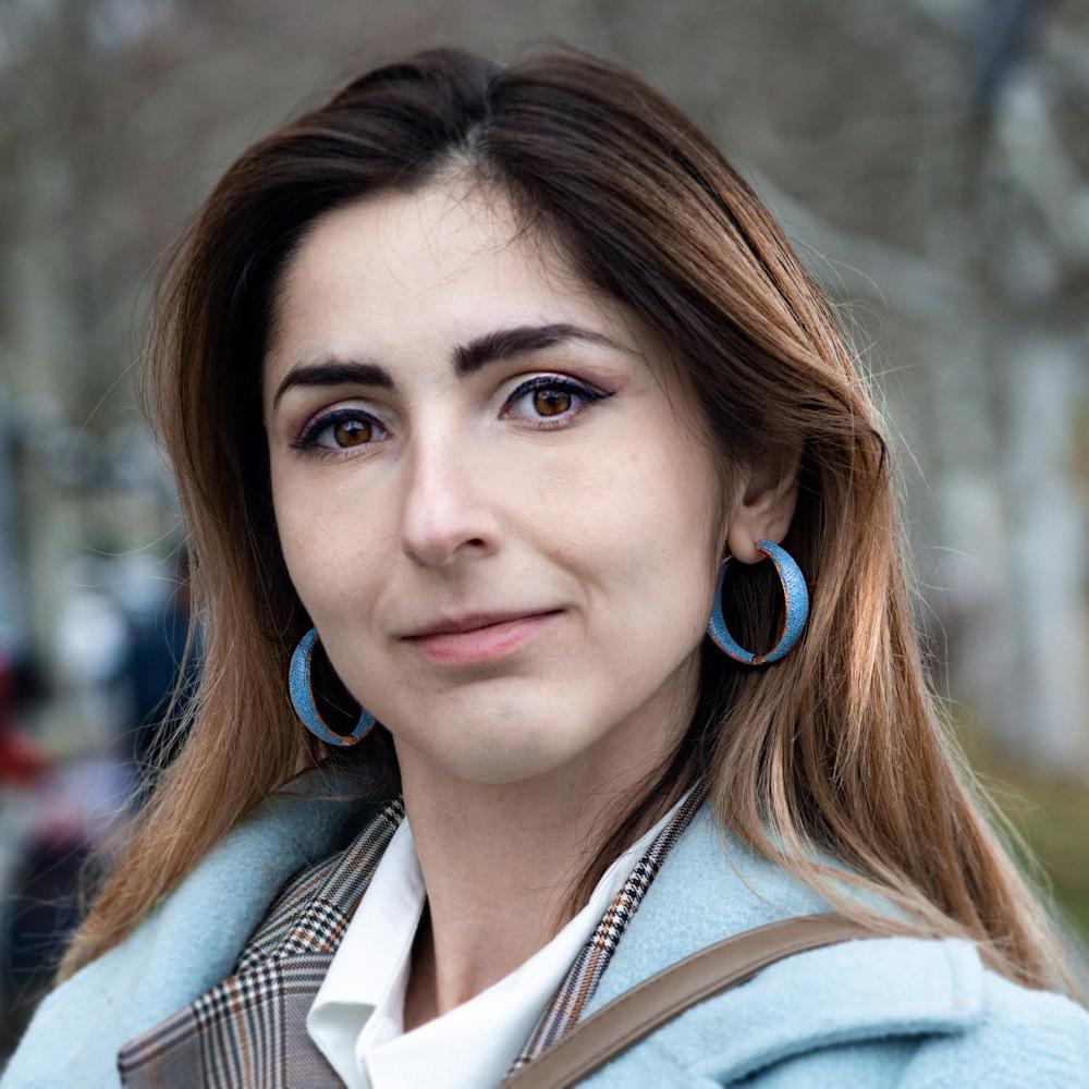 Blue Dream Earrings Atmospheric Exaggerated Brass Zircon Earrings Retro Popular Women'S Earrings Earrings Gift