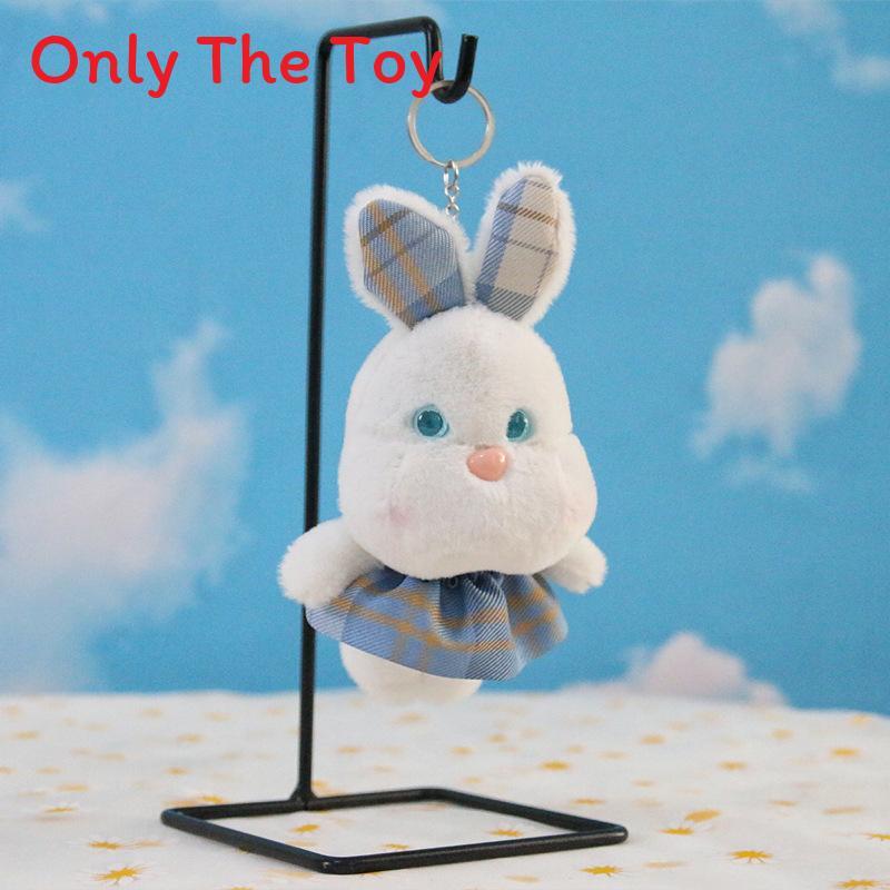 

Plush Bunny Keychain With Short Plush Material For Kids And Collectors синий