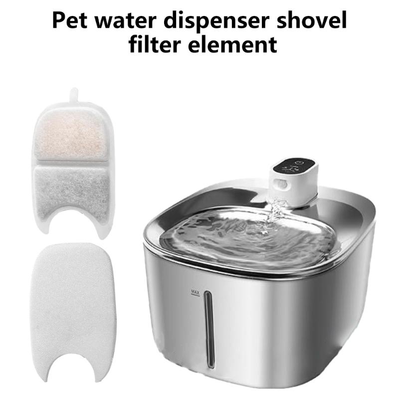 Automatische Trinkbrunnen Ersatzfilter Filtrationsschaum für Haustier-Trinkbrunnen Aktivkohlefilter Schwamm Set