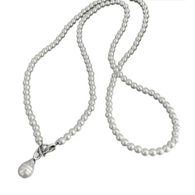 Elegante Perlen Körperkette Halskette Stilvolles Perlen Körperaccessoire Elegante Umhängekette für Party- und Hochzeitskleidung