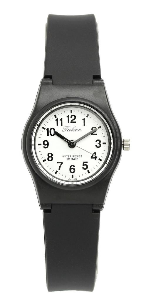 Citizen Falcon 10 ATM Water Black Q&Q VP47-852 Women's Watch, Resistant,