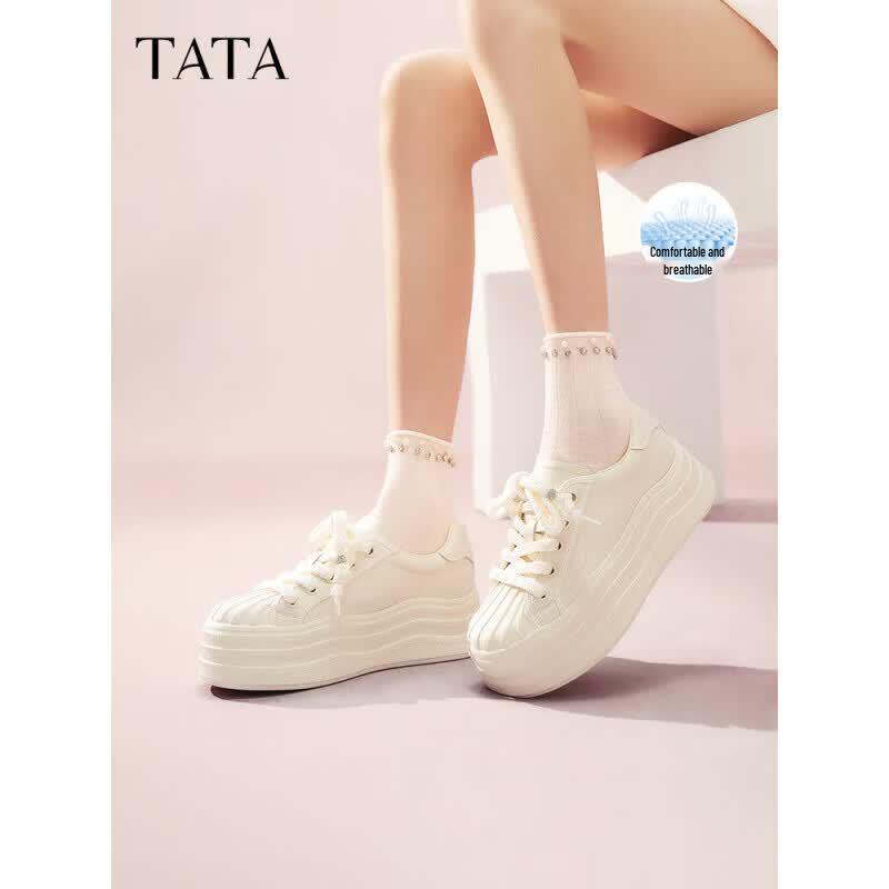 TATA Women s 2025 Shell Toe Platform Sneakers 39