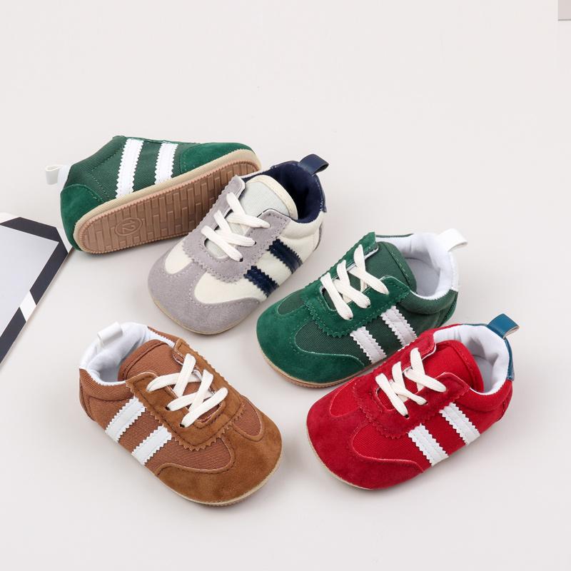 Baby FreizeitsportSchuhe Frühling und Herbst Mädchen und Jungen Hohe Qualität PVC Sohle Anti Rutsch Prewalker Schuhe BLS4034