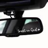 Reflect Your Faith Trust in God Decals Motivational Vehicle Decals Removable & Vibrant Reflection set for Car Rearviews