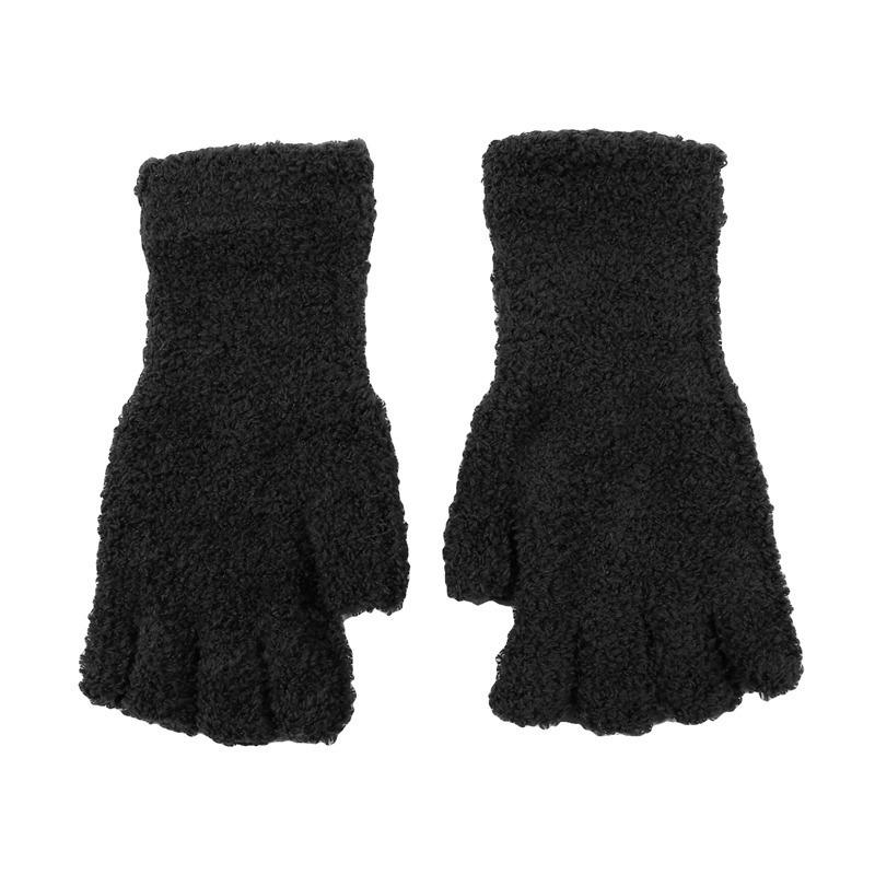 1 Par Vinter Minimalistiska Söta Skrivande Pekskärmshandskar Mode Anti-noppor Student Varma Handskar Gåva Korallfleece