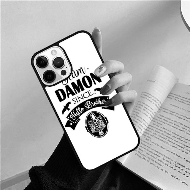A little bit of Damon Vampire Diaries Phone Case Cover For iPhone 17 Air 15 16 Pro Max 14 13 12 11 Pro Max Plus