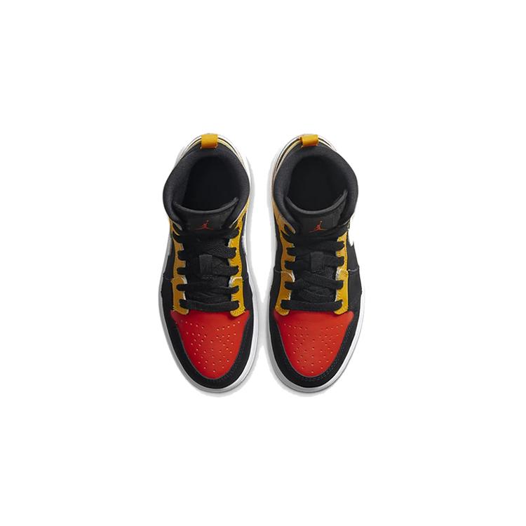 New Jordan 1 Mid SE PS Amarillo Team Orange BQ6932-087