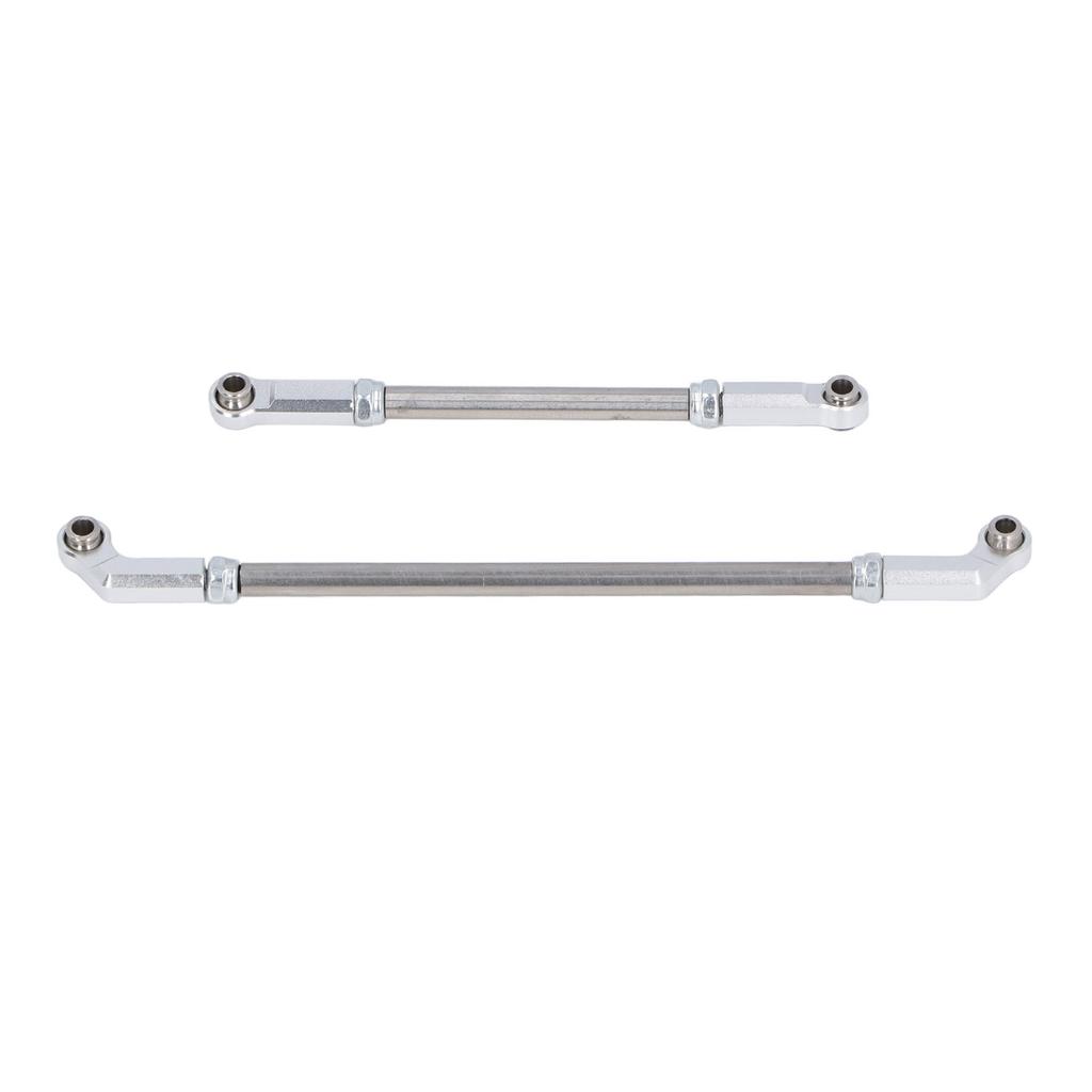 RC Steering Servo Linkage Kit 104mm Pull Rod Links and 7mm Joints for VP F10 1 10 Scale Car Model Silver