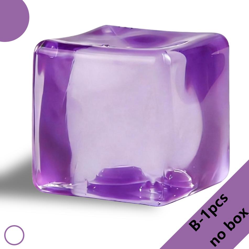 Spielzeug Spielzeug Spielzeug Schöner quadratischer Eis-Stressball Fidget Stressabbau Autismus Sensorisch Weich Knetbar Partygeschenke Geschenke für Erwachsene Kinder