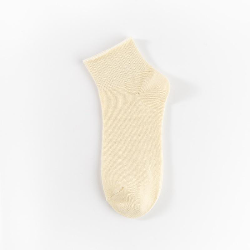 10 Pairs of Socks, Women's Short Socks, Summer Thin Cotton Socks, Anti-odor Loose Boneless Postpartum Socks, Versatile Short Socks