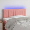 VidaXL LED Headboard Bedroom Furniture Single Bed Accessory Headboard Bed Frame Interior Pink 90x5x78/88 3121891