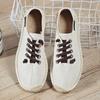 Spring Summer Fisherman Shoes Men Loafers Cool Street Style Flat Non-slip Mens Casual Shoes Cloth Plus Size 45 Beige Black Blue