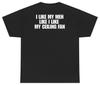 Funny Dark Humor Ceiling Fan Tee (Back Print) | Unethical Threads