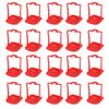 20Pcs Chicken Automatic Waterer Cups Rust Proof Bright Color Chicken Drinking Cups for Farm Red