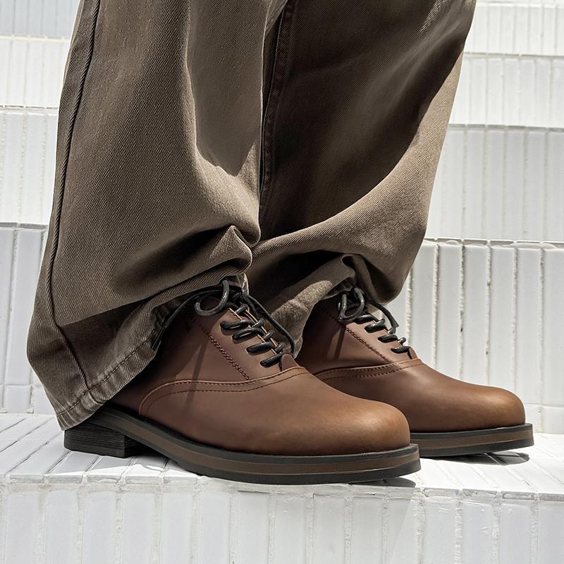 Handmade Classic Oxford Footwear Casual Business Work Shoes Formal Men Shoes Dress Genuine Leather Lace Up Wedding Shoe