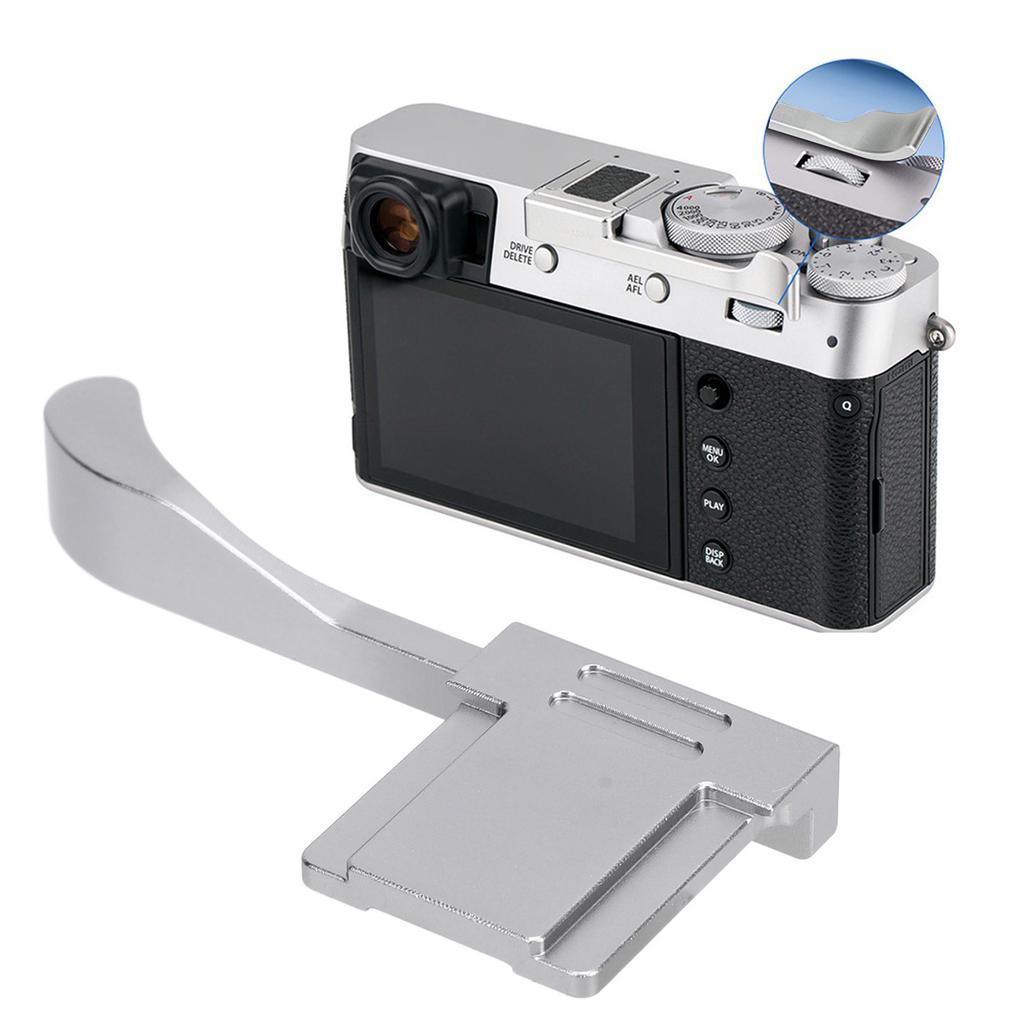 Camera   Grip Aluminium Alloy Camera Hot Shoe Thumb Rest Support Holder for  0V  0F XE3 XE4