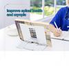 Multi-angle Metal Desk Book Reading Stand Adjustable Foldable Holder Lightweight Portable for Travel Study Student Support Rack
