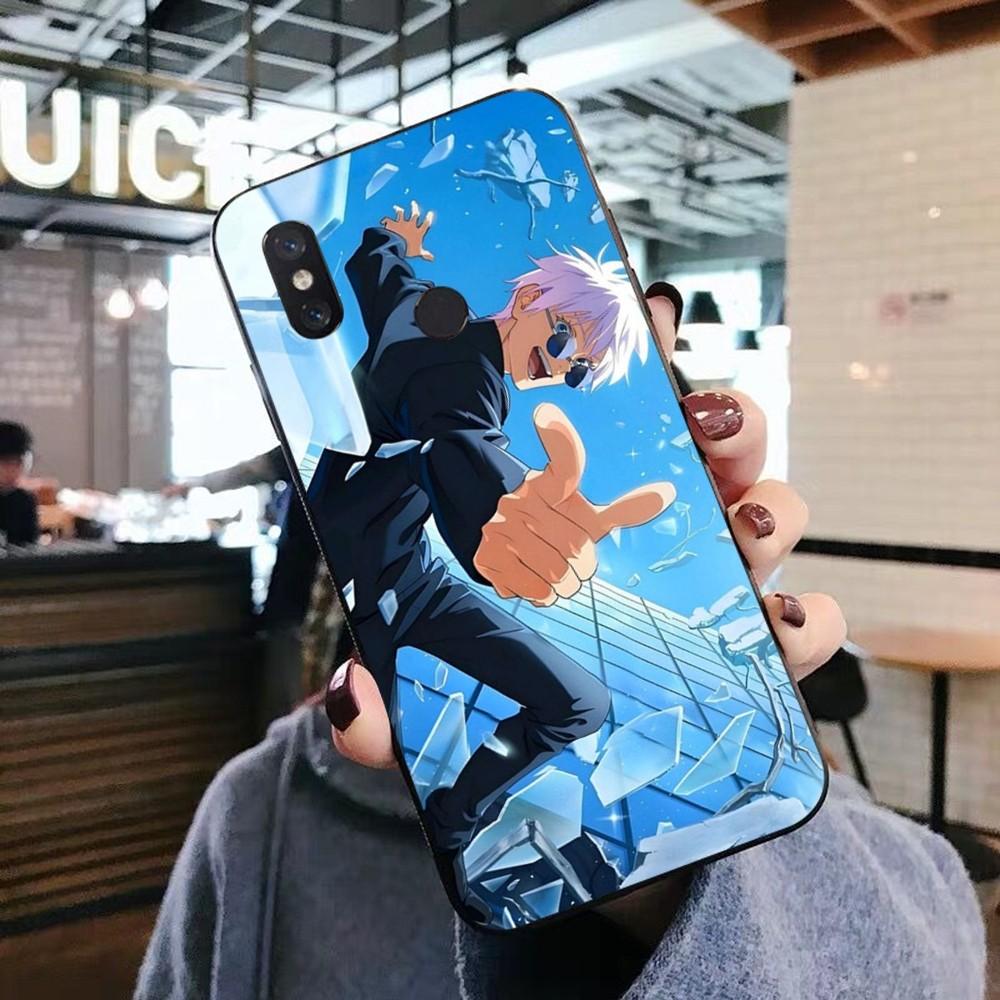 Custodia per Telefono Personaggi Cartoni Animati Gojo Satoru Per Xiaomi Mi 5X 8 9 10 11 12 Lite Pro 10T PocoX3pro PocoM3 Note 10 Pro Lite