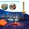 Practical Valve Adapter Multi-purpose Camping Stove Hose Adapter Tube Hose Adaptor  Cooking