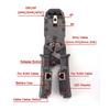 Premium Quality Network Lan Cable Crimper Stripper Cutter Pliers Tester For Rj45 Rj11 Rj9